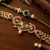 Royal Kundan Pearl Rakhi & Lumba Set